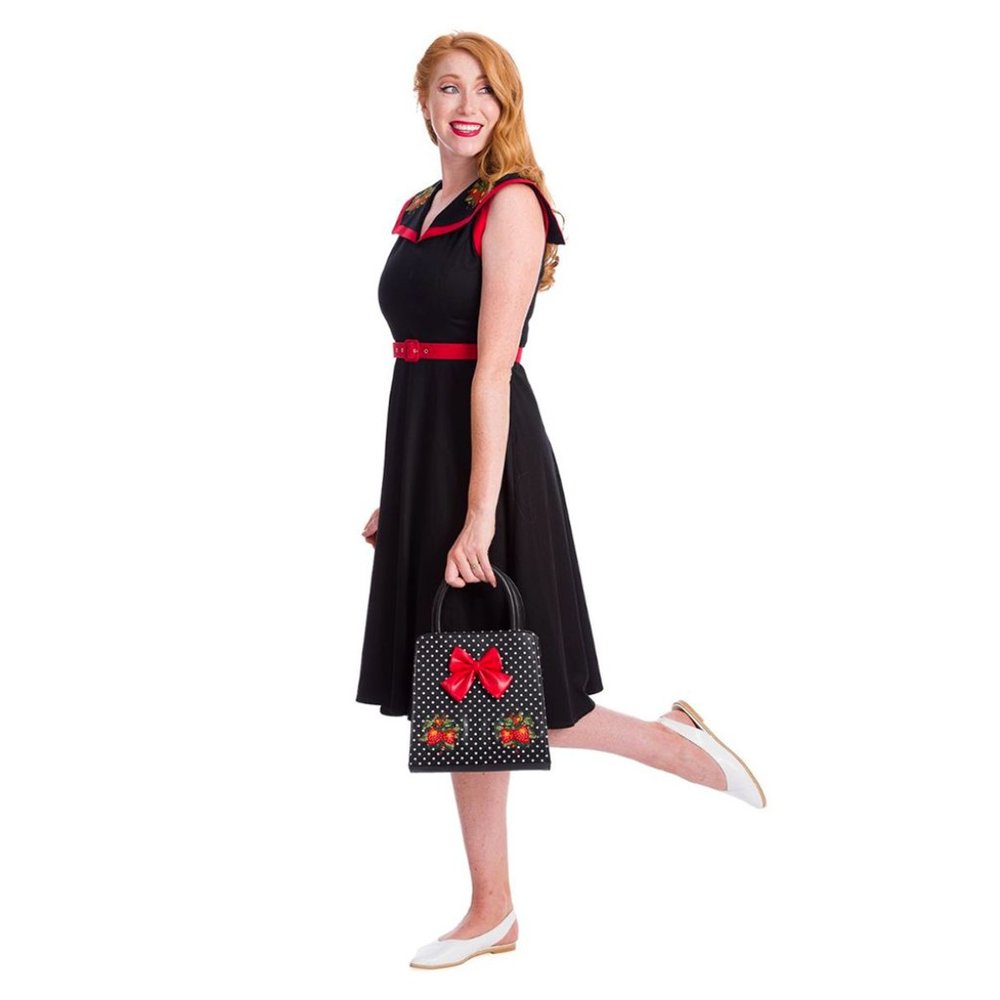 Banned Retro  1950's Strawberry Fields Dress - Picture 3 of 7